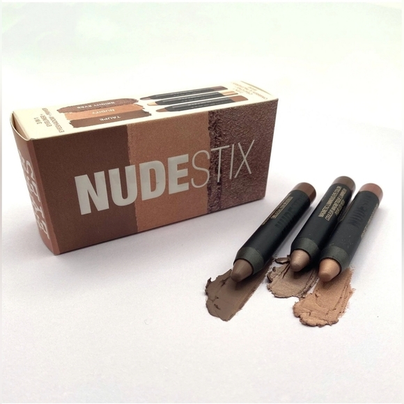 BNIB Nudestix Bright Nude Eyes Set - Picture 2 of 3